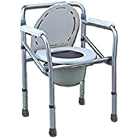 GIMA ref 27759 Silla para WC o inodoro para minusválidos- ancianos y discapacitados- con altura regulable 45-55 cm…